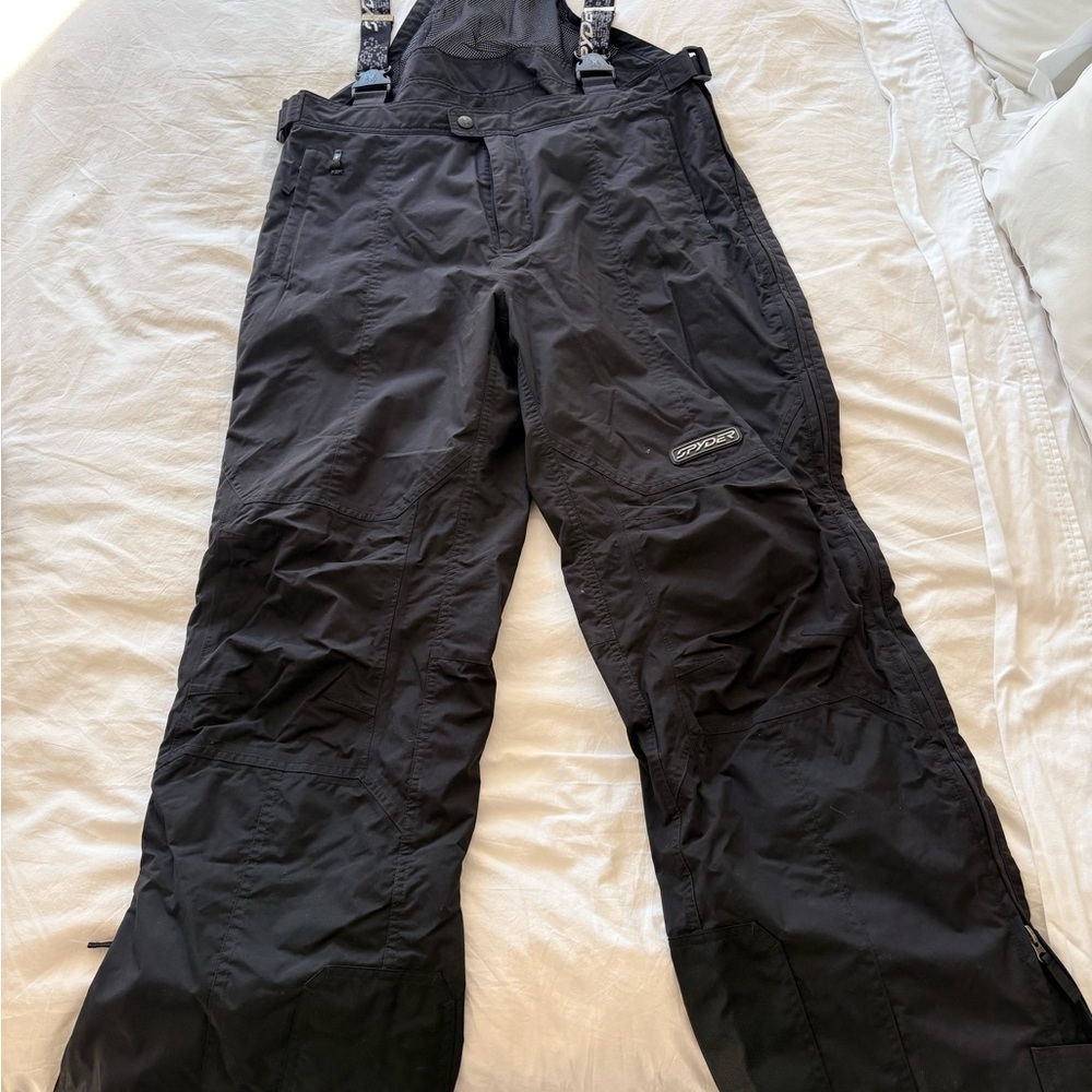 Men's Black XL Spyder Snow Pants
